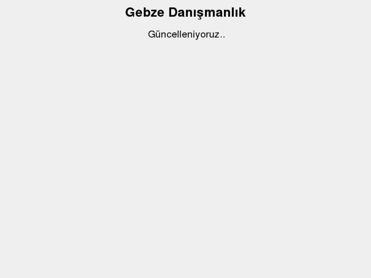 www.gebzedanismanlik.com