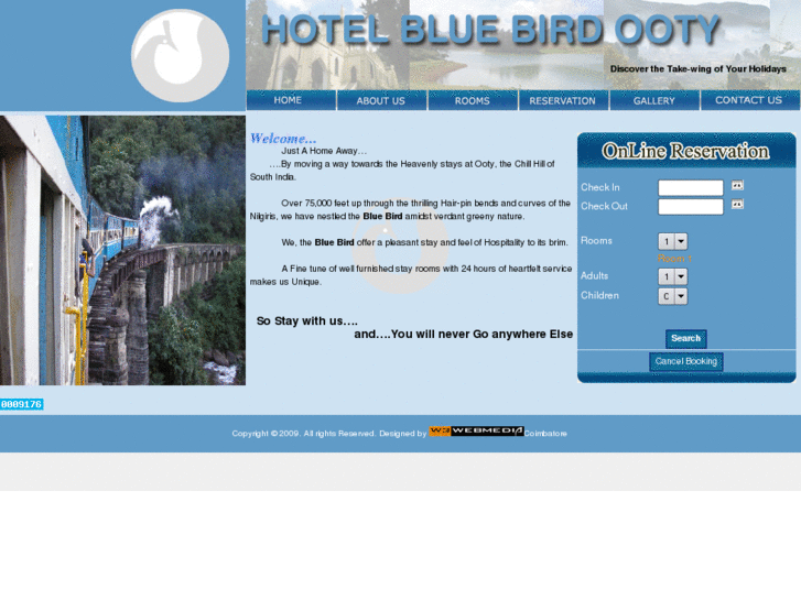 www.hotelbluebirdooty.com