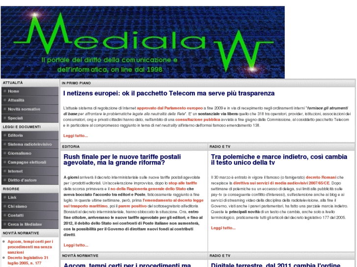 www.medialaw.it