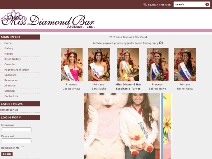 www.missdiamondbarpageant.com