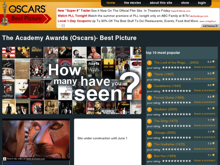 www.oscarsbestpicture.com