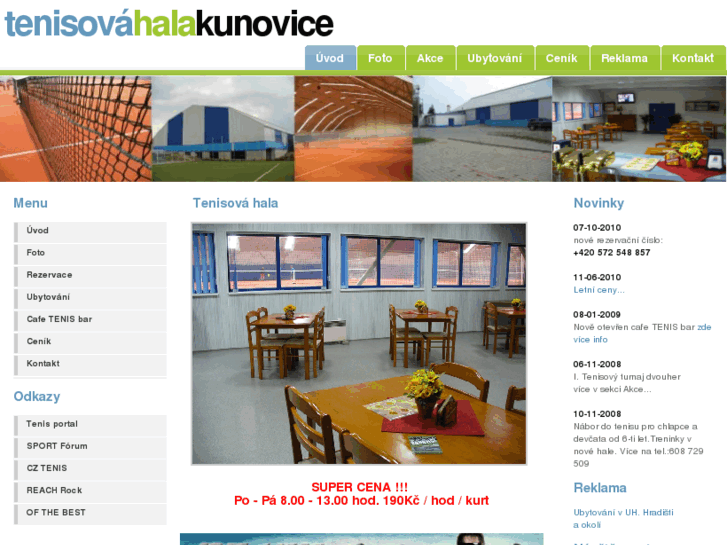 www.teniskunovice.cz