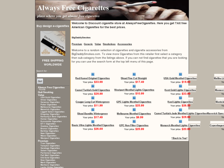 www.alwaysfreecigarettes.com