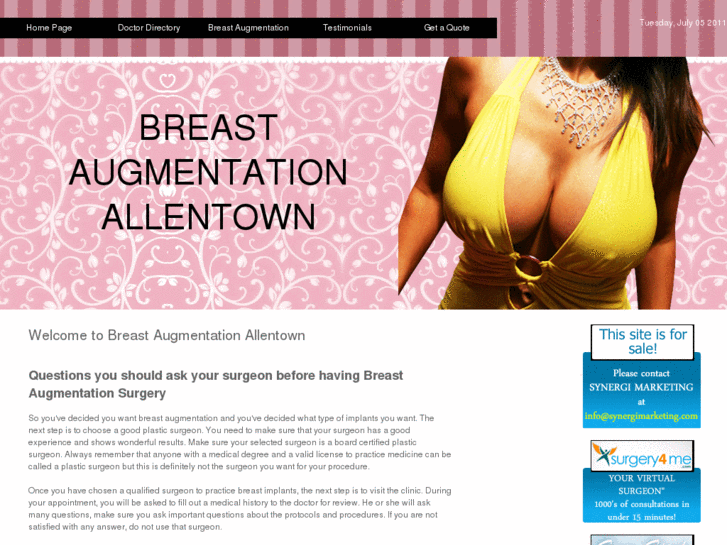 www.breastaugmentationallentown.com