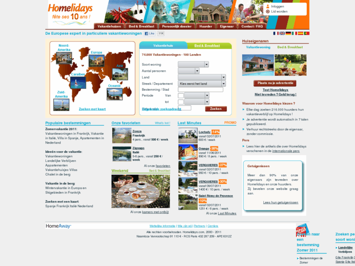 www.homelidays.nl