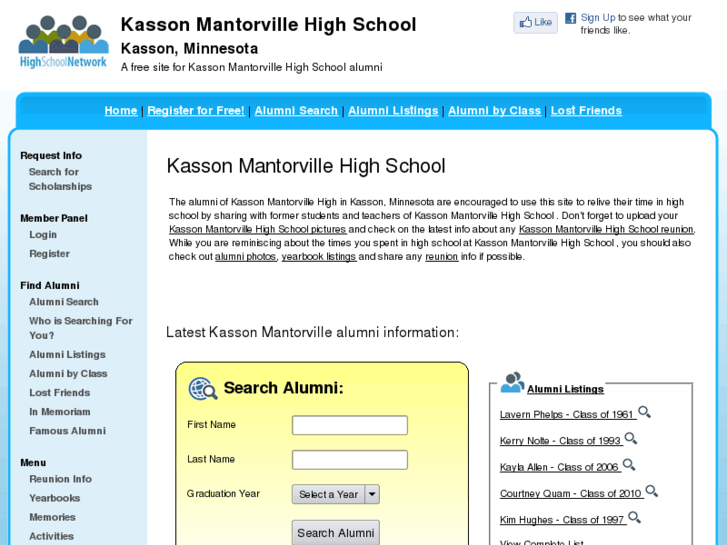 www.kassonmantorvillehighschool.com