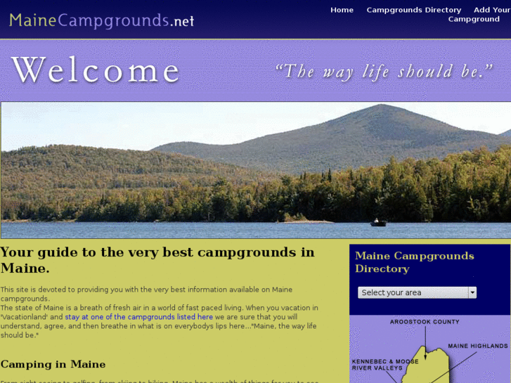 www.mainecampgrounds.net