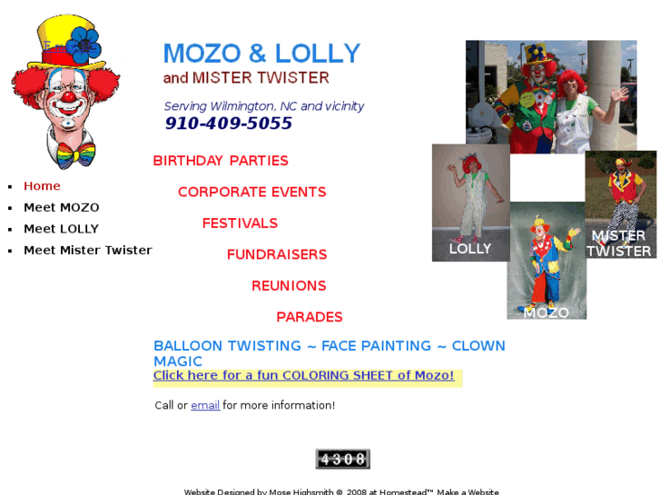 www.mozotheclown.com