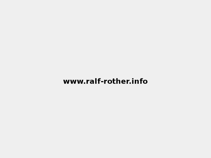 www.ralf-rother.info