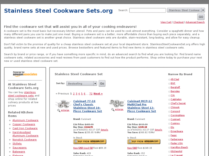 www.stainlesssteelcookwaresets.org