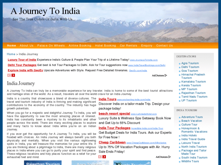 www.ajourneytoindia.com