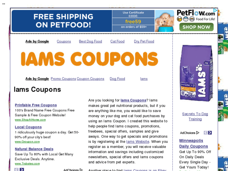 www.iams-coupons.com