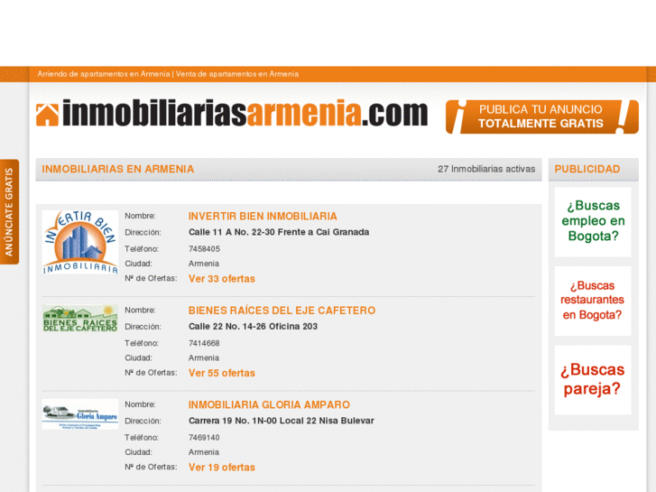 www.inmobiliariasarmenia.com