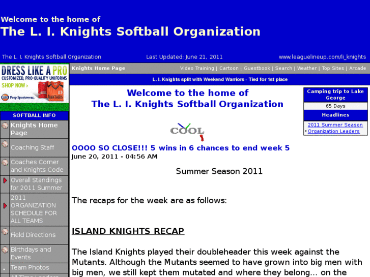 www.li-knights-softball.com