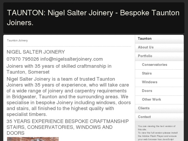 www.nigelsalterjoinery.com