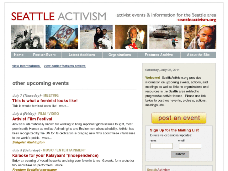 www.seattleactivism.org