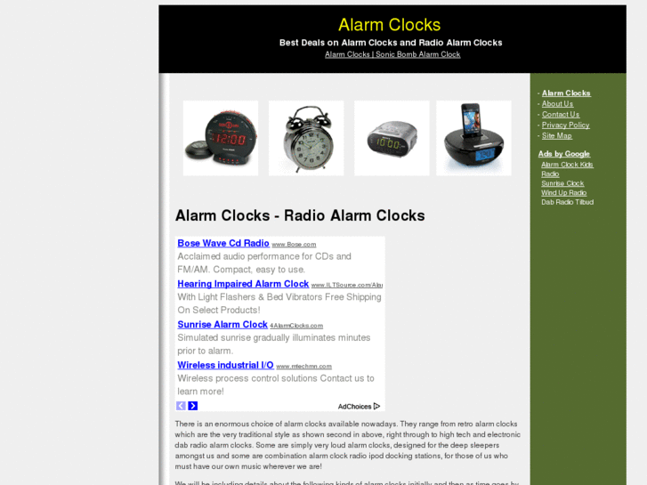 www.alarmclockchoice.com