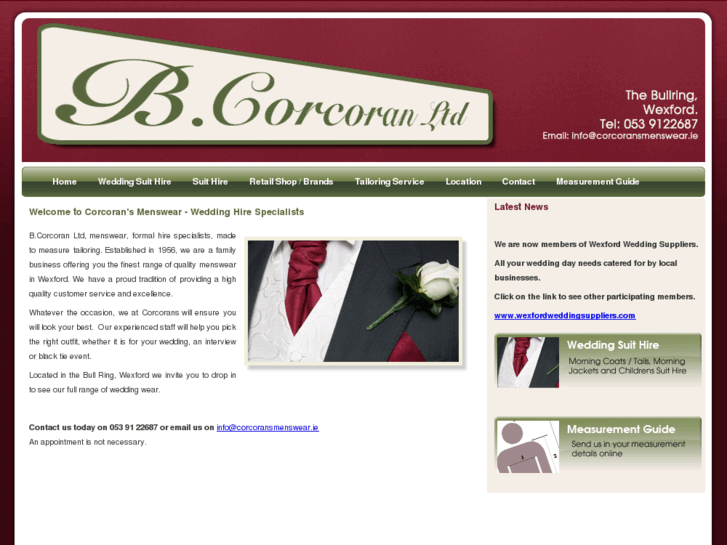 www.corcoransmenswear.ie