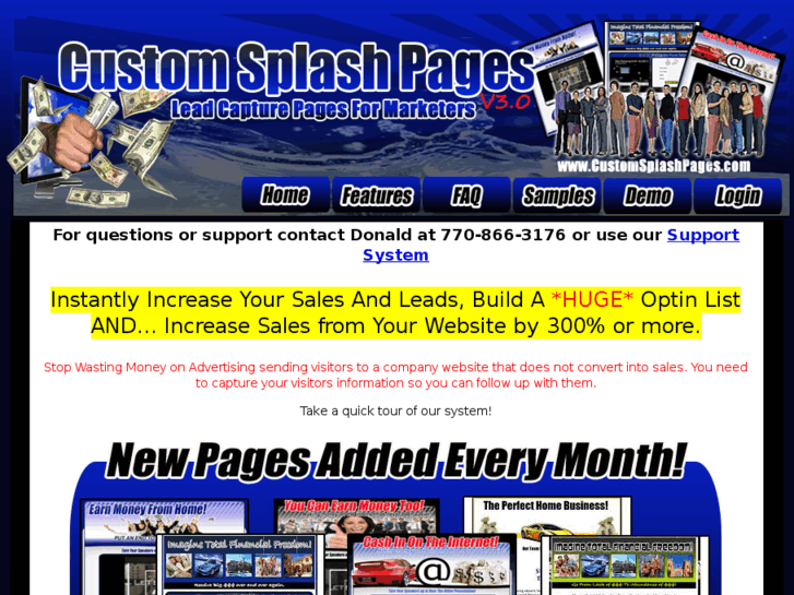 www.customsplashpages.net