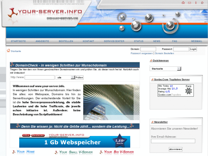 www.domain-server.ws
