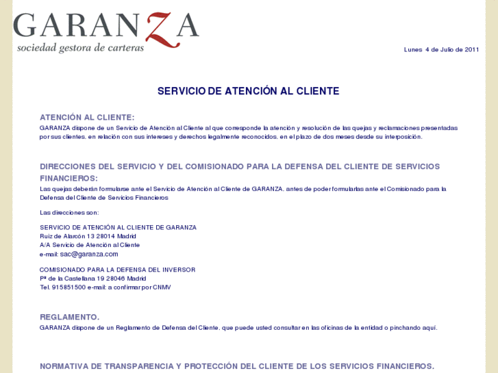 www.garanza.com