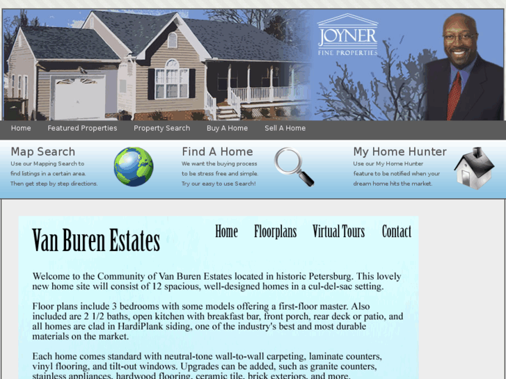 www.homesatvanburenestates.com