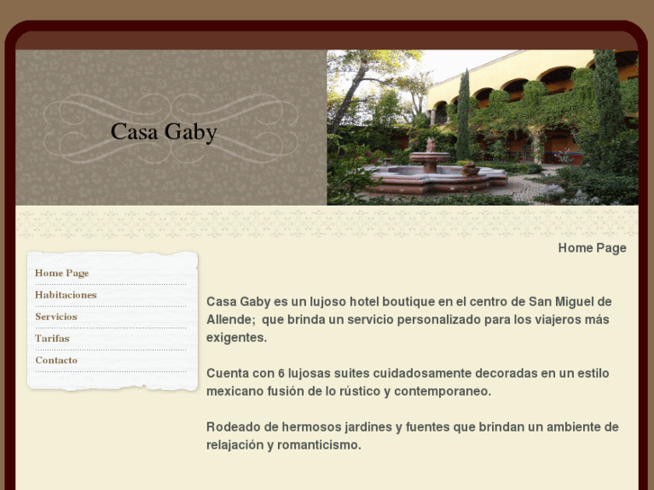 www.hotelcasagaby.com