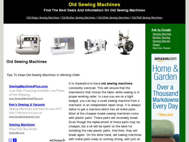 www.oldsewingmachines.org