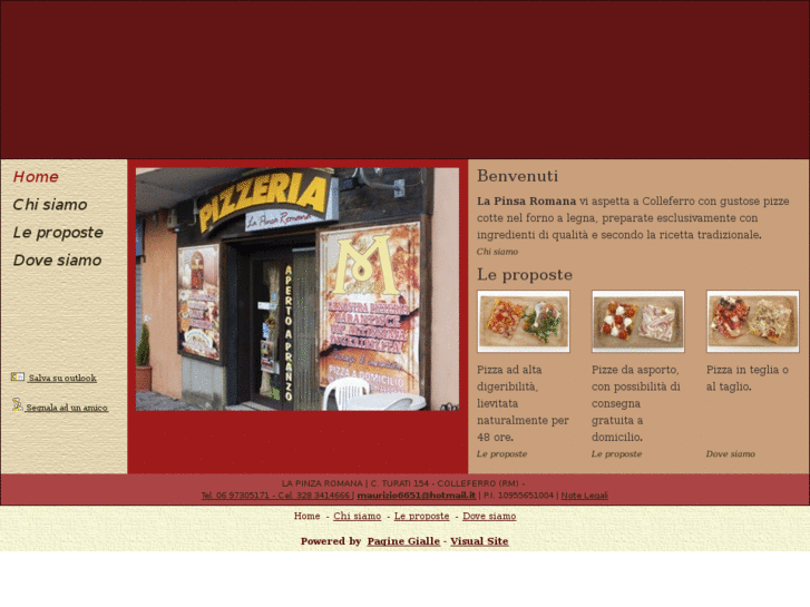 www.pizzerialapinzaromana.com