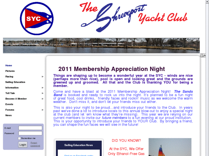 www.shreveportyachtclub.com