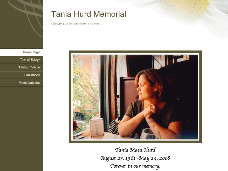 www.taniahurdmemorial.com