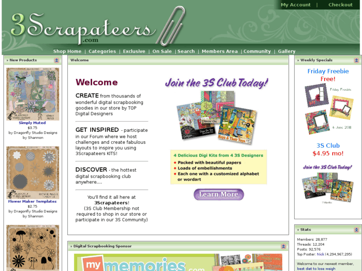 www.3scrapateers.com