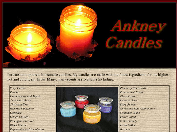 www.ankneycandles.com