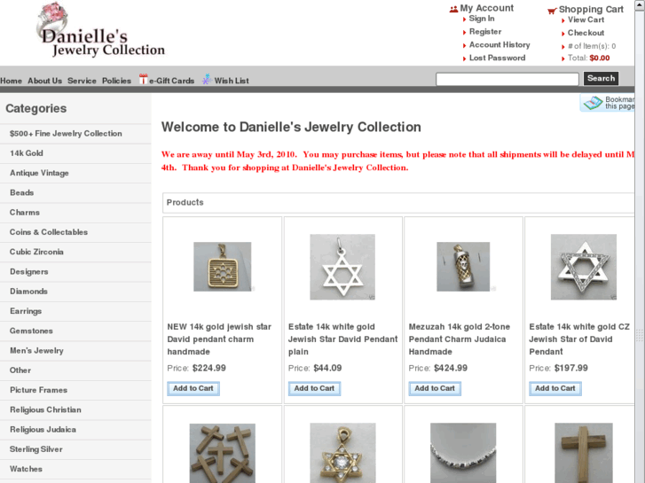 www.daniellesjewelrycollection.com