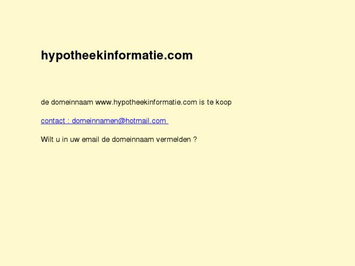 www.hypotheekinformatie.com