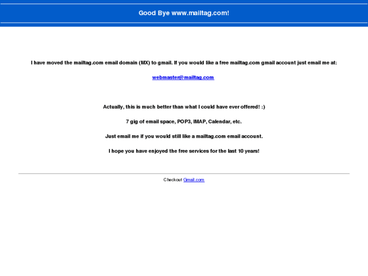 www.mailtag.net