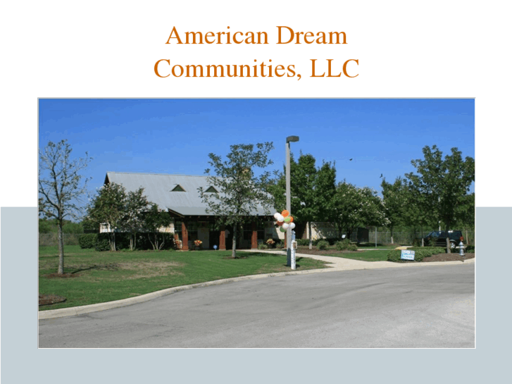 www.americandreamcommunities.com