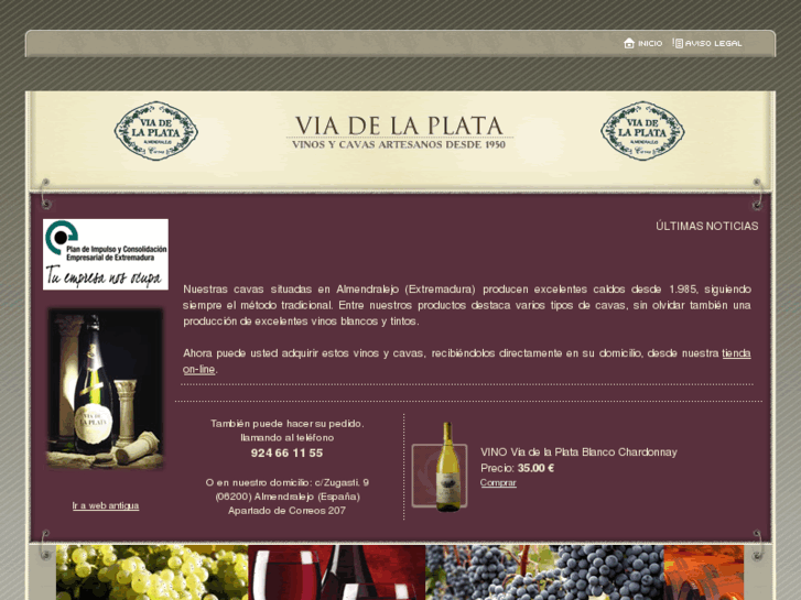 www.bodegasviadelaplata.es