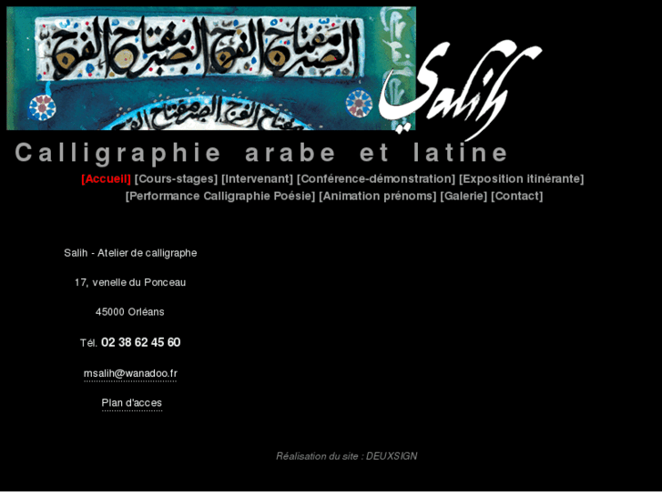 www.salih-calligraphe.com