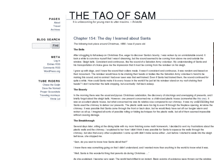 www.taoofsam.net