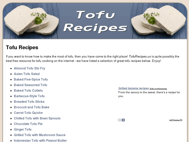 www.tofurecipes.us