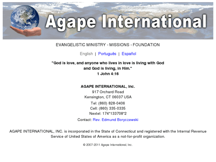 www.agapeusa.org