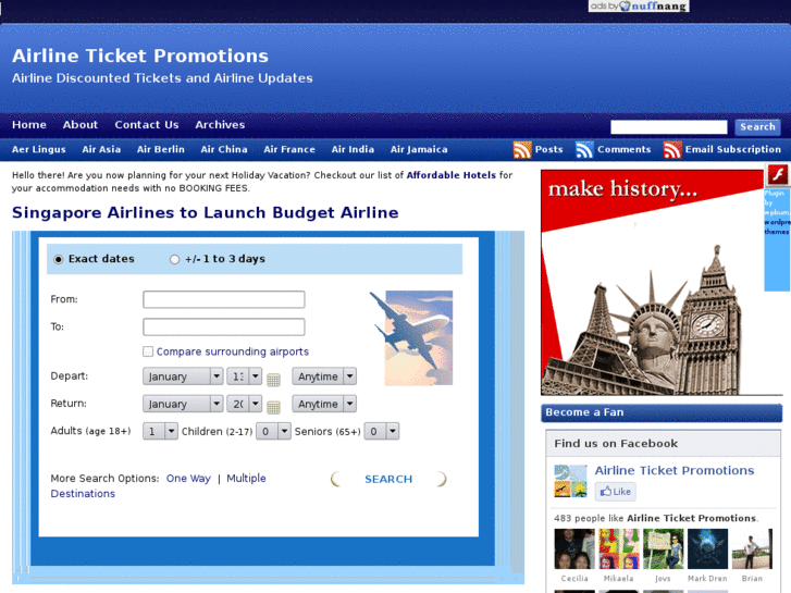 www.airlineticketpromotions.info