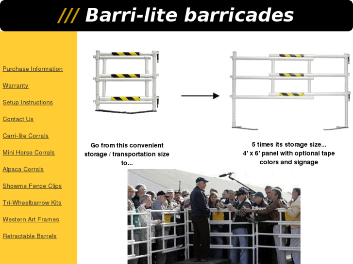 www.barrilitebarricades.com