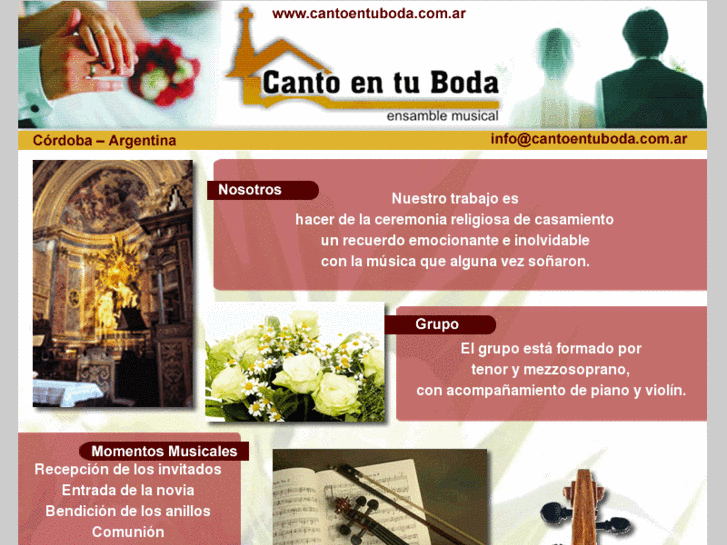 www.cantoentuboda.com.ar