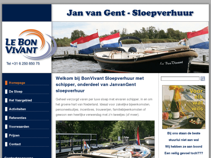 www.janvangentsloepverhuur.nl