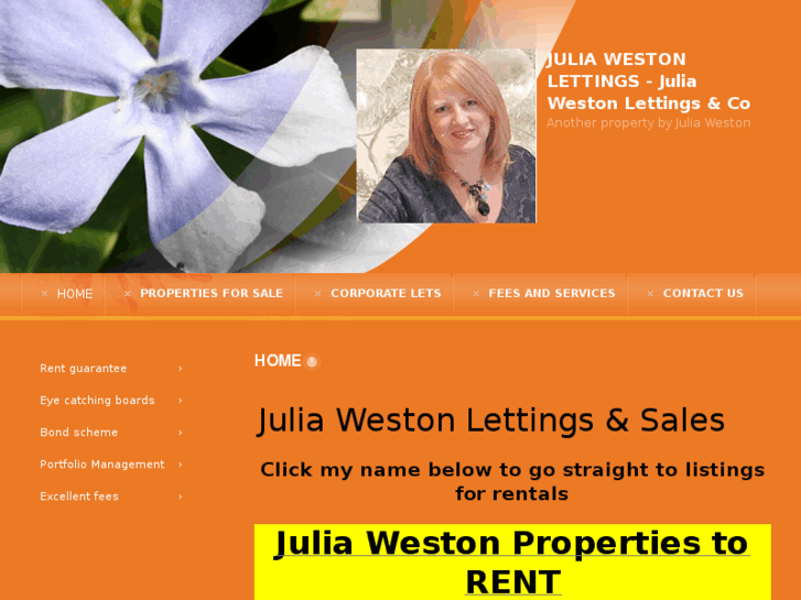 www.juliawestonlettings.com