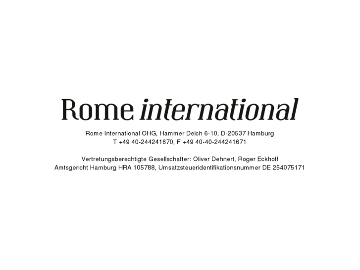 www.rome-international.com