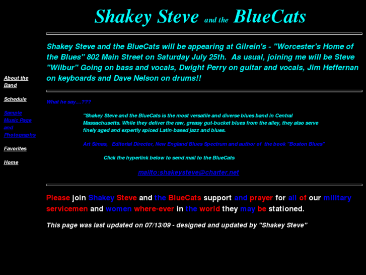 www.shakeysteve.com