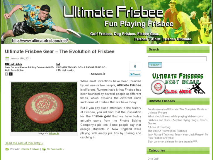 www.ultimatefrisbees.net